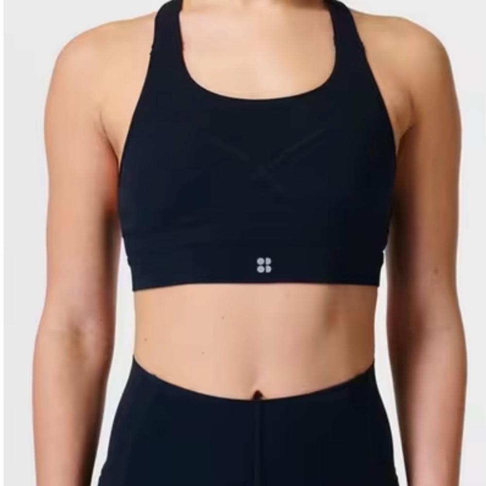 Sweaty Betty Medium Impact  Black Sports Bra NWT  MSRP$60 Yours for $20